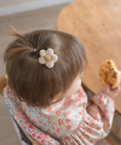 Alternative view of Anti-slip haarspeldjes van wol -Taupe