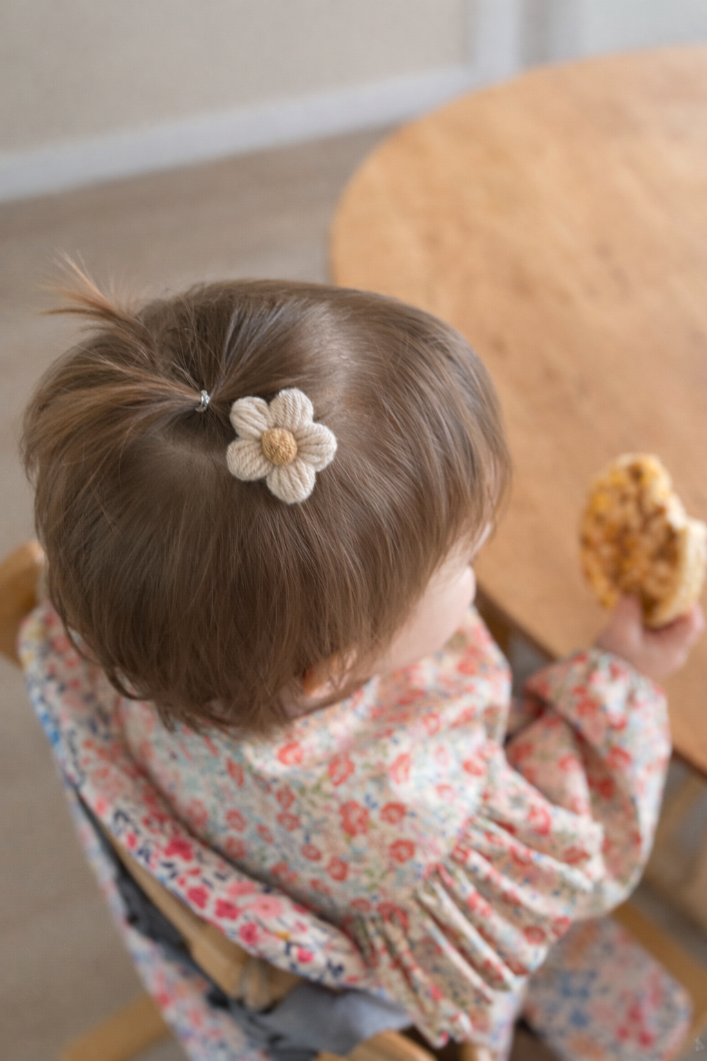 Anti-slip haarspeldjes van wol -Taupe - Afbeelding 2