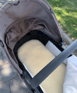 Merino wollen kinderwagen onderlegger 33/73 cm