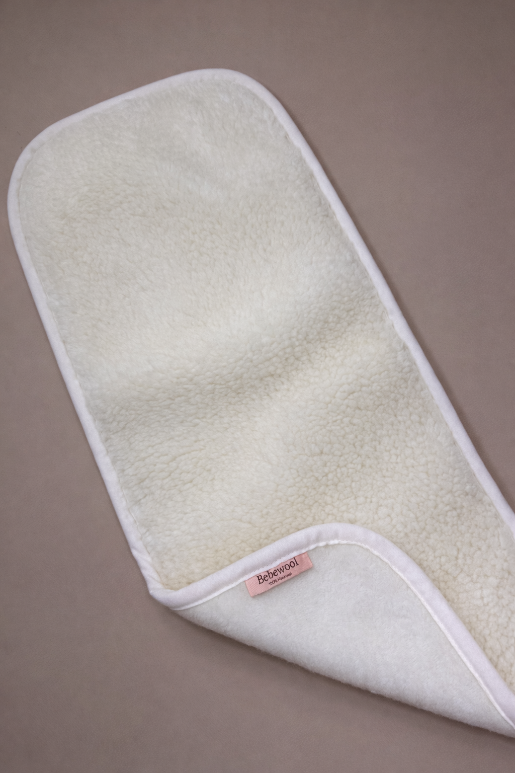 Merino wollen kinderwagen onderlegger 33/73 cm - Afbeelding 3