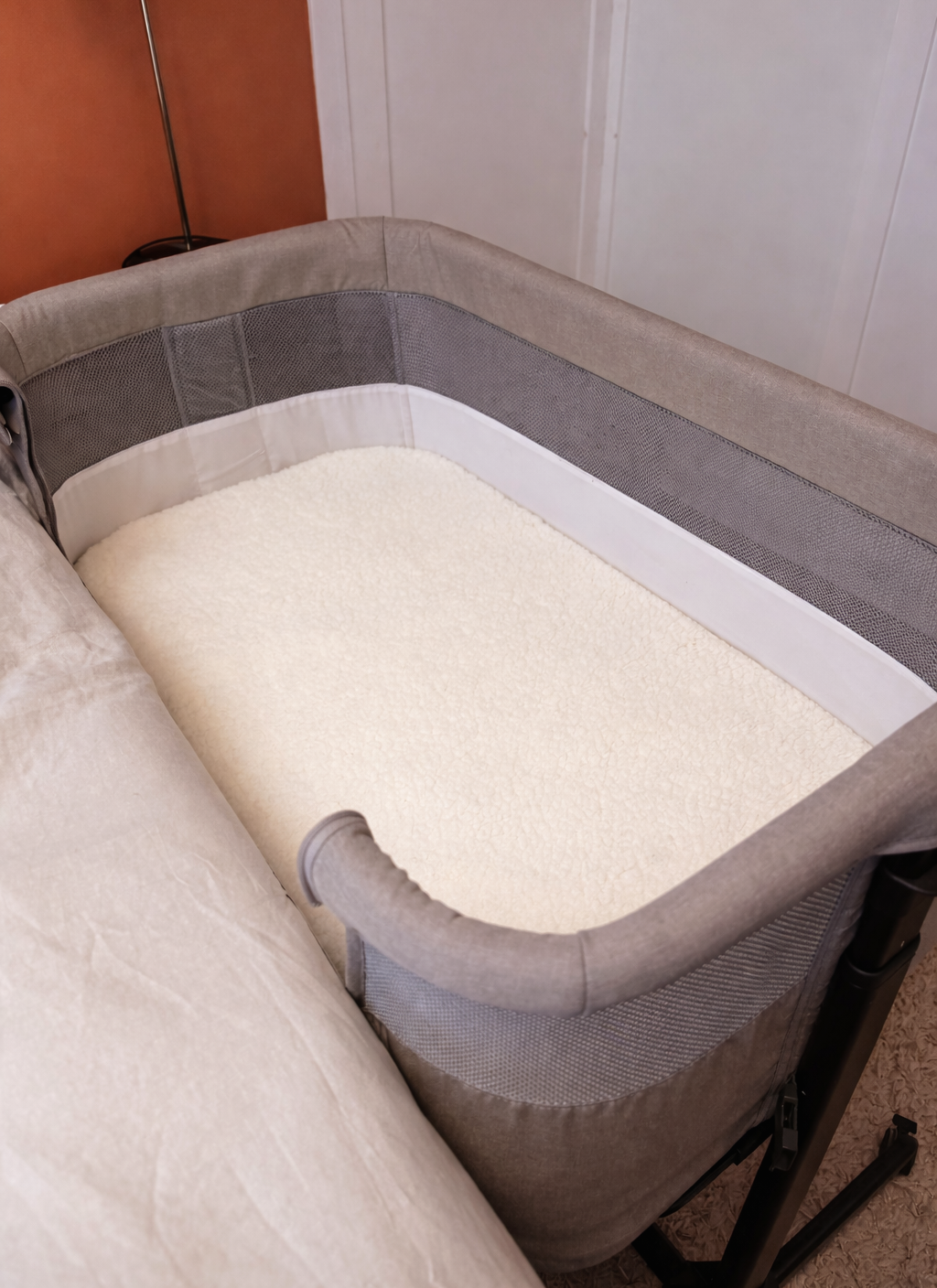 Merino wollen co-sleeper onderlegger 50/90cm - Afbeelding 4