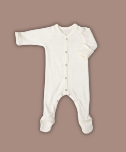 Merino wollen babypakje met voetjes