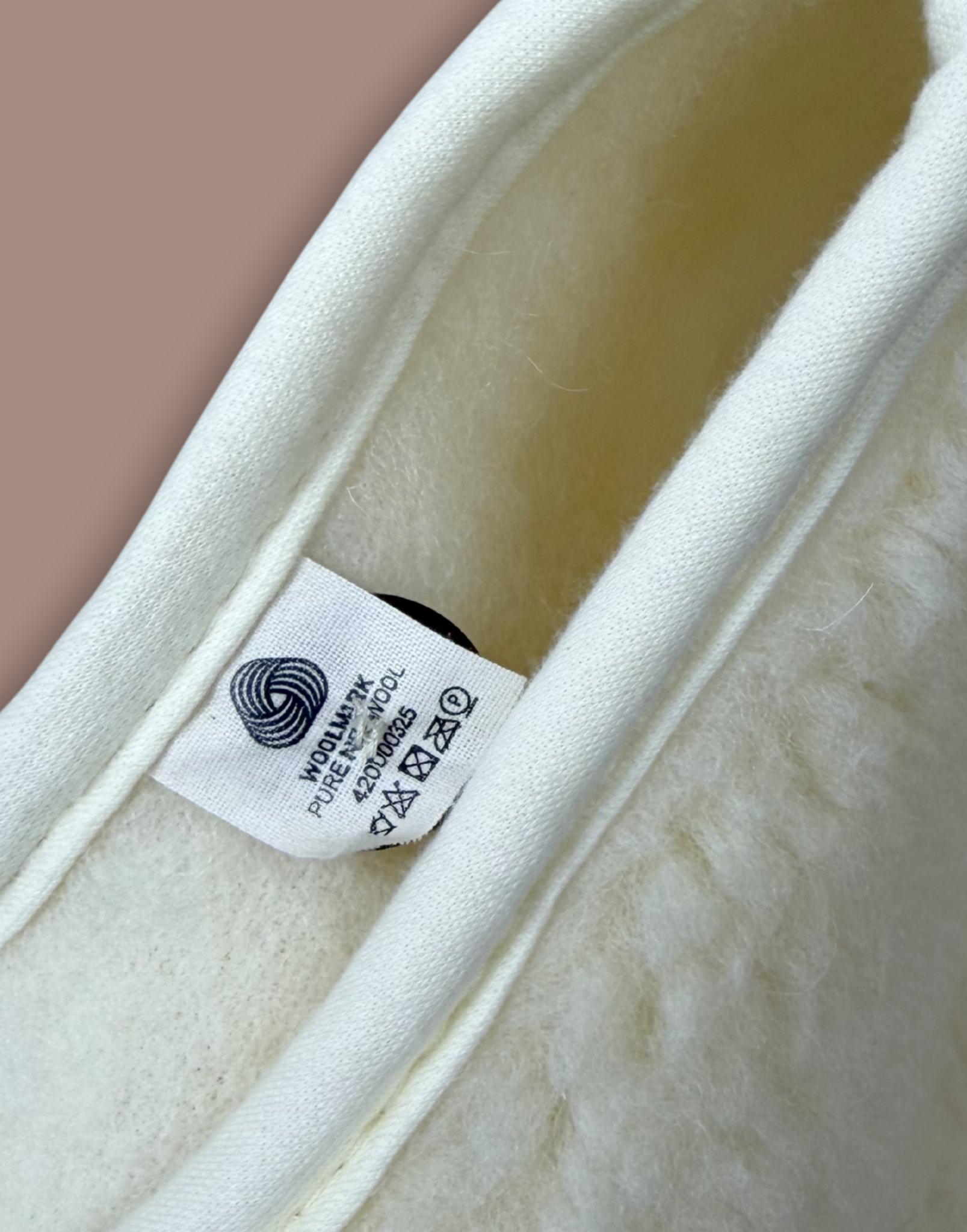 Merino wollen bodywarmer -Ecru - Afbeelding 5