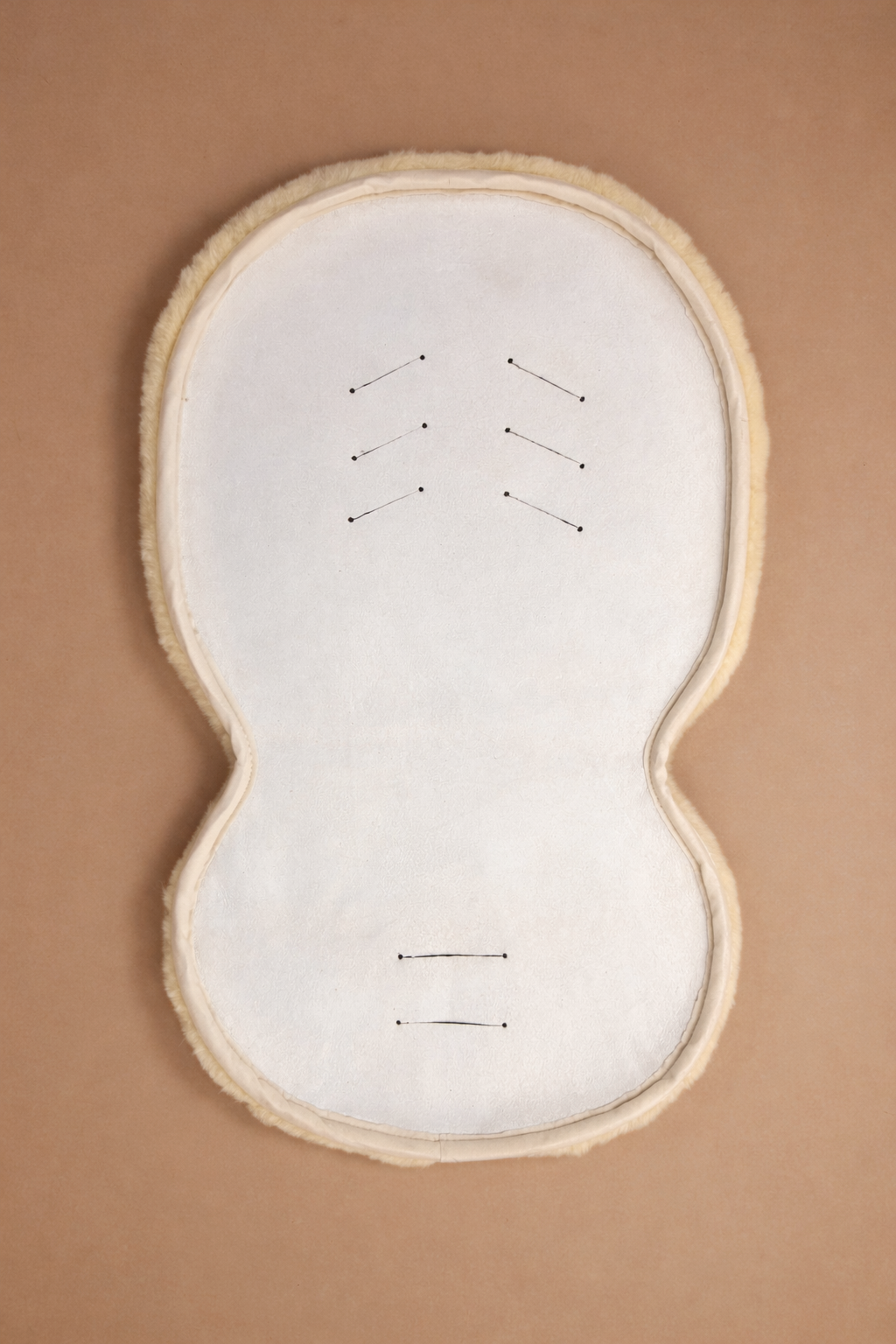 Schapenvacht voor Maxi-cosi en buggy -Medicinaal 70x42cm - Afbeelding 2